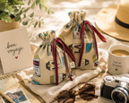 Vintage luggage labels